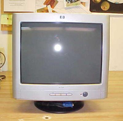 HP 15 Monitor.Model hp 5500 CRT.You can Watch TV. large image 0