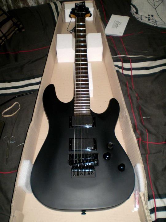 Schecter damien FR Electric guitar with floyd rose for sale large image 0