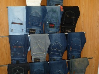 THAI quality branded mens jeans denim for Showroom