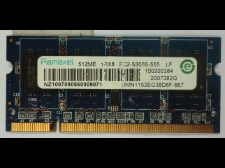 RAM 512 MB DDR2 -2 piece for Laptop