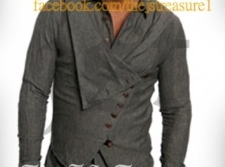 Winter shirt with fixed coat