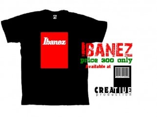 Ibanez Guitar Tshirt available at Creative production-bd