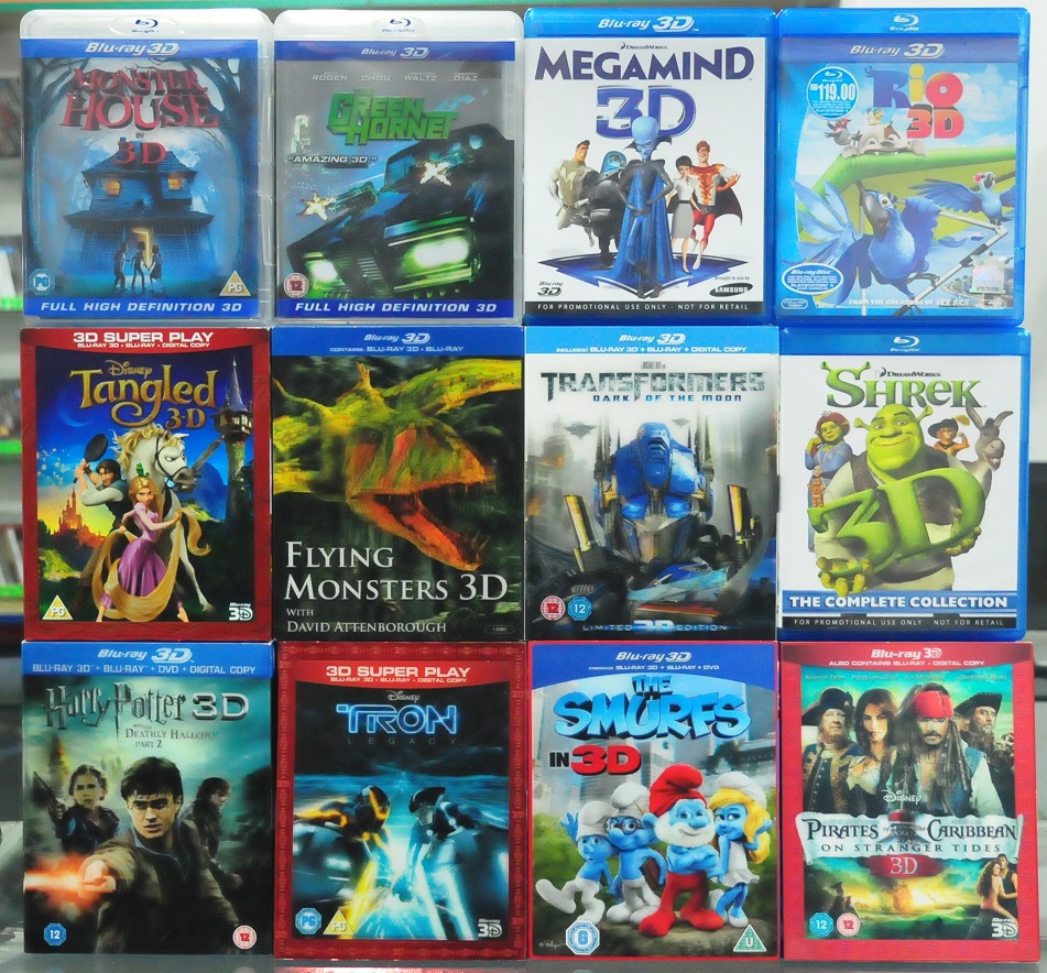 Original 3D Blu Ray Movies for Rent large image 0