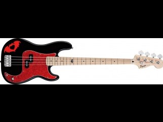 Squier Fender Bass Guitar With Gator Lightweight case