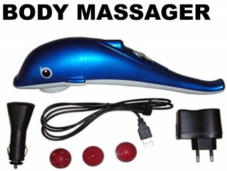 Dolphin Body Massage Tool Infra Red Massager pain Relief  large image 0