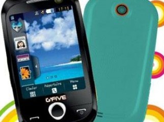G FIVE G365 touch phone with 7 colors back cover
