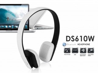 DS610W Bluetooth Headphones White 