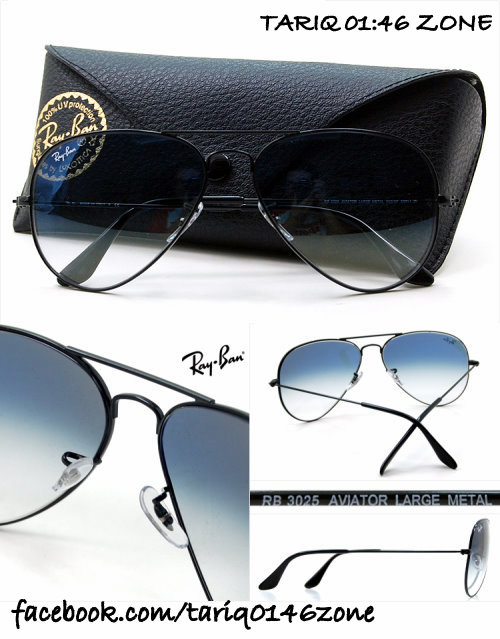 RB 3025 Aviator Large Blue Shade - DON 2 - Complete Boxed large image 0