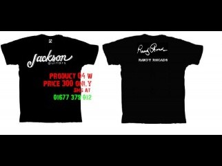 Jackson Guitar t-shirt with randy rhoads signeture large image 0