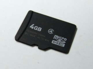4 GB sandisk micro sd memory card
