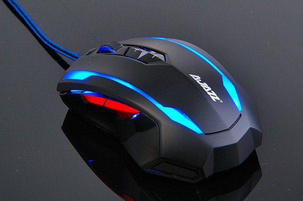 A-JAZZ 7 Buttons X4 Professional Gaming Optical Mouse Blue . large image 0