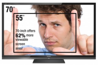 SHARP 70 FULL HD LED TV Ultra Slim-2013 Model 